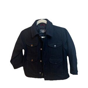 BABY GAP Navy Blue Wool Dress Pea Coat TODDLER 5t